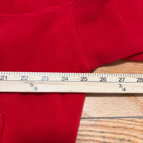Y2K Ohio State Buckeyes Heavy Pull Over Quarter Zip Fleece Sweater Size XL - Picture 5 of 6